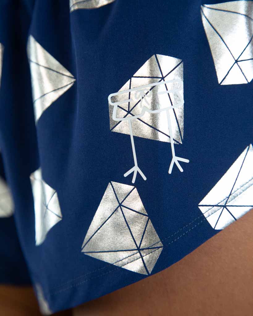 Women's Diamonds 1.5" Split Shorts