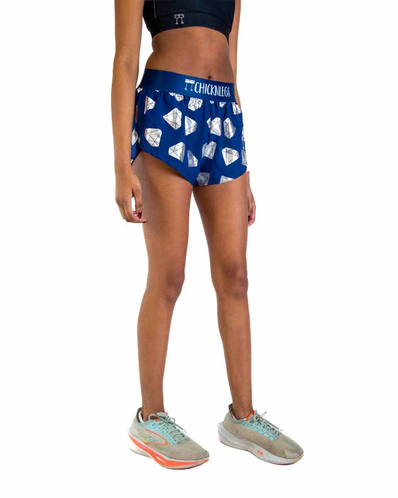 Women's Diamonds 1.5" Split Shorts