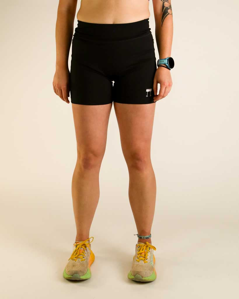 Women's FLY High-Waisted 5" Biker Shorts – Onyx