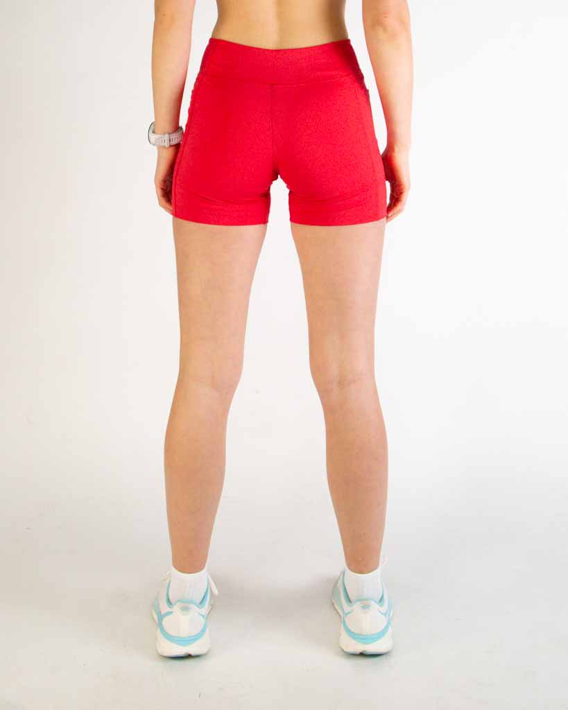 Women's FLY High-Waisted 5" Biker Shorts – Cherry