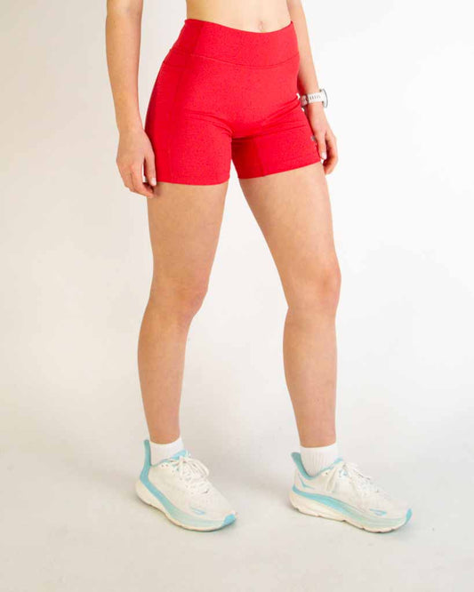 Women's FLY High-Waisted 5" Biker Shorts – Cherry