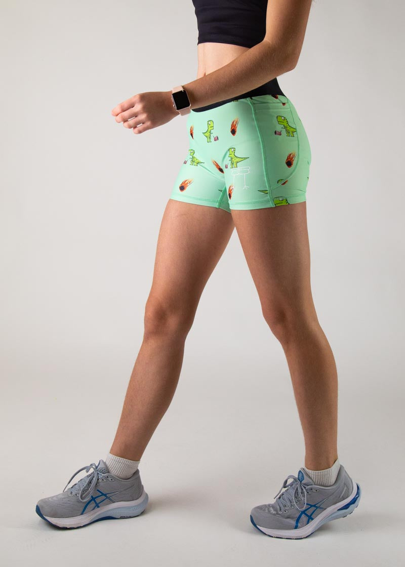 Women's Dino-sore 3" Compression Shorts